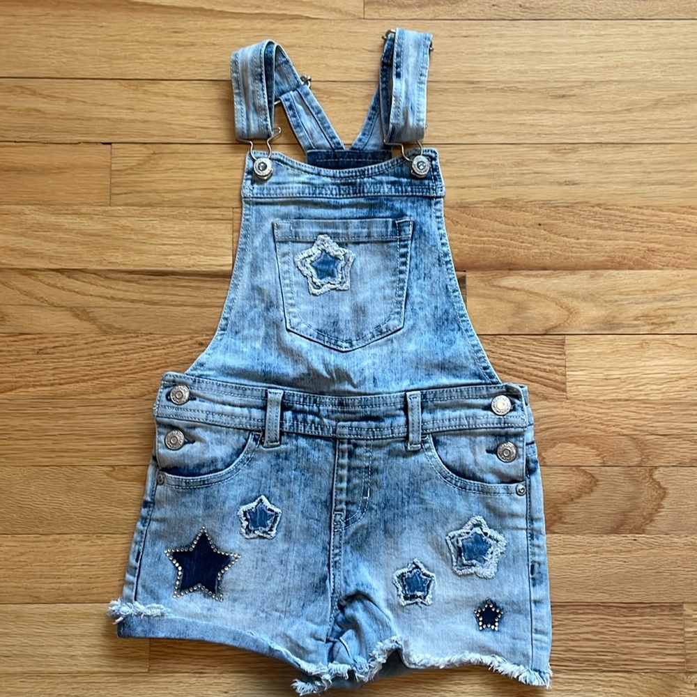 Girls Jordache Overalls - Size M (7/8)